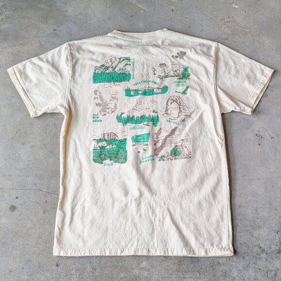 Parks Project National Park Welcome Short Sleeve T-Shirt Graphic Tee small - Picture 6 of 6